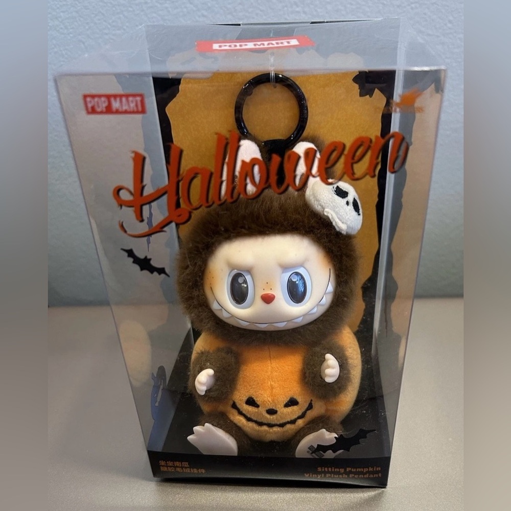 Pop Mart Authentic Halloween Pumpkin Labubu New